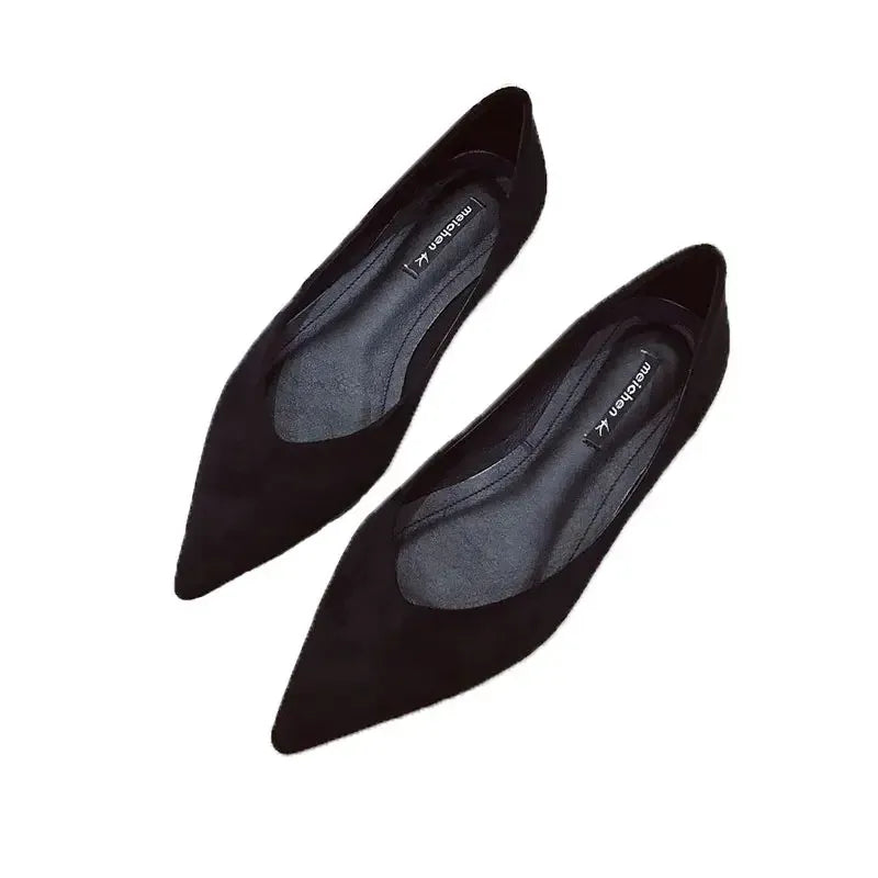 KissICON Flat Shoes for Women's New Spring Autumn Pointed