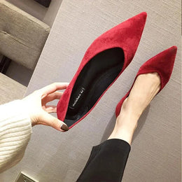 KissICON Flat Shoes for Women's New Spring Autumn Pointed
