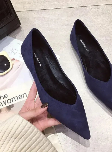 KissICON Flat Shoes for Women's New Spring Autumn Pointed