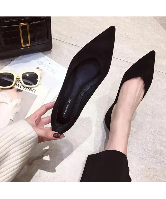KissICON Flat Shoes for Women's New Spring Autumn Pointed