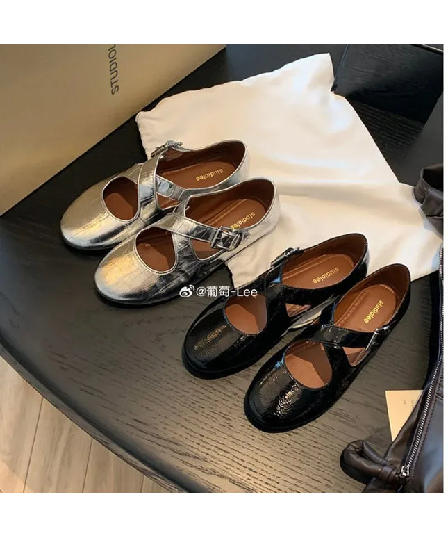 KissICON Flat Shoes for Women's Spring and Autumn Cross