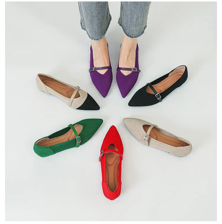 KissICON Flat Shoes for Women's Spring and Autumn New