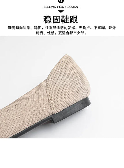 KissICON Flat Shoes for Women's Spring and Autumn New