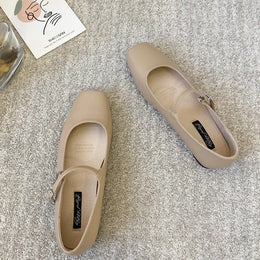 KissICON Flat Shoes for Women Silver Mary Jane Women's