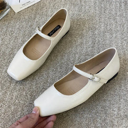 KissICON Flat Shoes for Women Silver Mary Jane Women's