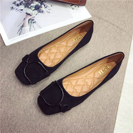 KissICON Flat Shoes for Women Spring 2023 New Suede