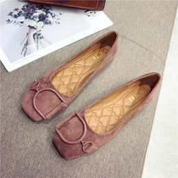 KissICON Flat Shoes for Women Spring 2023 New Suede