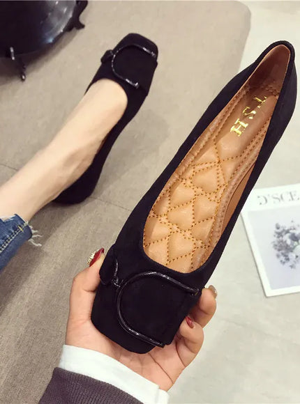 KissICON Flat Shoes for Women Spring 2023 New Suede