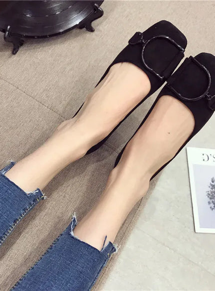 KissICON Flat Shoes for Women Spring 2023 New Suede