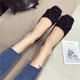KissICON Flat Shoes for Women Spring 2023 New Suede