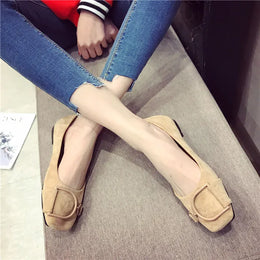 KissICON Flat Shoes for Women Spring 2023 New Suede