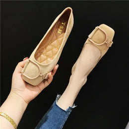 KissICON Flat Shoes for Women Spring 2023 New Suede