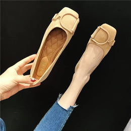 KissICON Flat Shoes for Women Spring 2023 New Suede