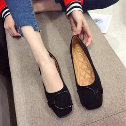 KissICON Flat Shoes for Women Spring 2023 New Suede
