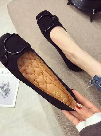KissICON Flat Shoes for Women Spring 2023 New Suede