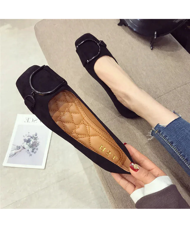 KissICON Flat Shoes for Women Spring 2023 New Suede