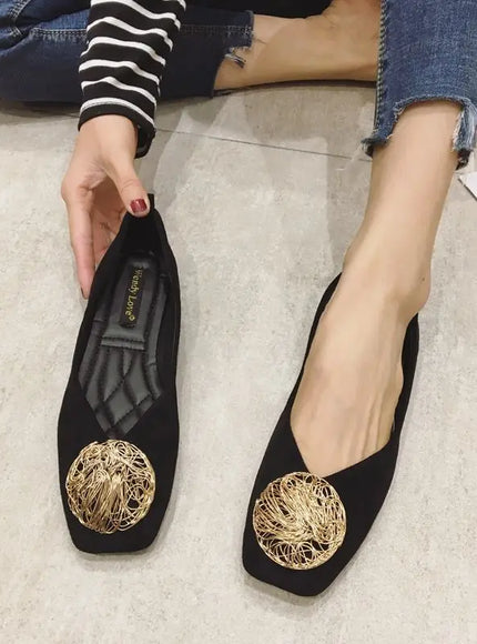 KissICON Flat Shoes for Women Spring and Autumn New