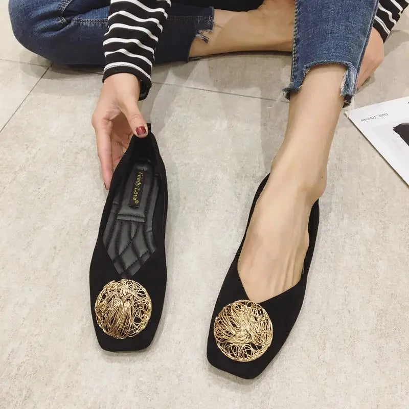 KissICON Flat Shoes for Women Spring and Autumn New