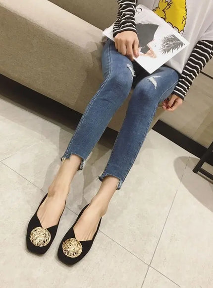 KissICON Flat Shoes for Women Spring and Autumn New