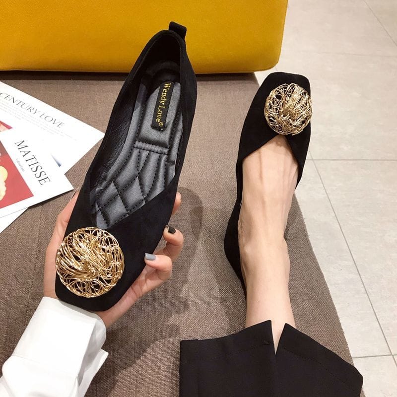 KissICON Flat Shoes for Women Spring and Autumn New