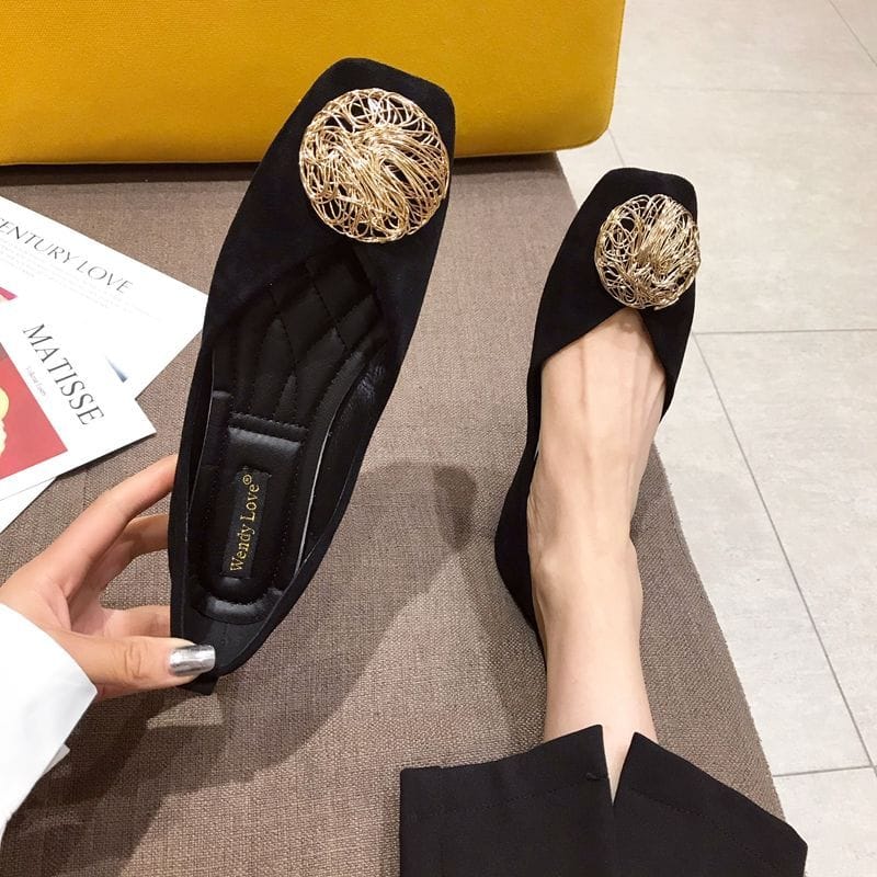 KissICON Flat Shoes for Women Spring and Autumn New