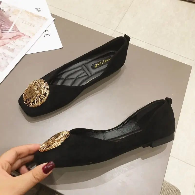 KissICON Flat Shoes for Women Spring and Autumn New
