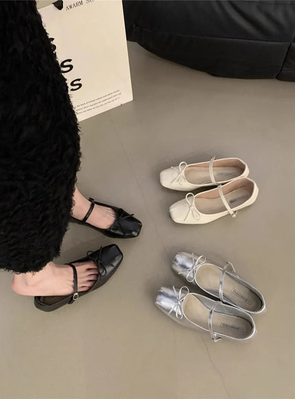 KissICON Flat Shoes for Women Spring Autumn 2024 Mary
