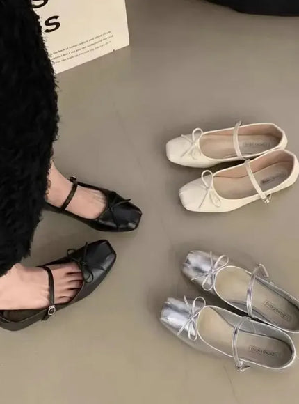 KissICON Flat Shoes for Women Spring Autumn 2024 Mary