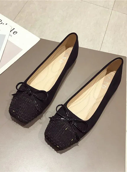 KissICON Flat Shoes for Women Spring Autumn New Korean