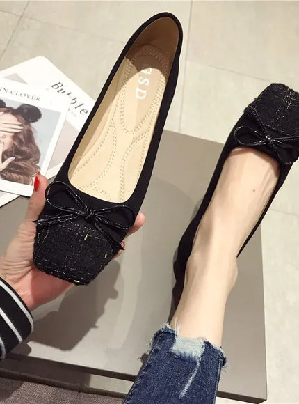 KissICON Flat Shoes for Women Spring Autumn New Korean
