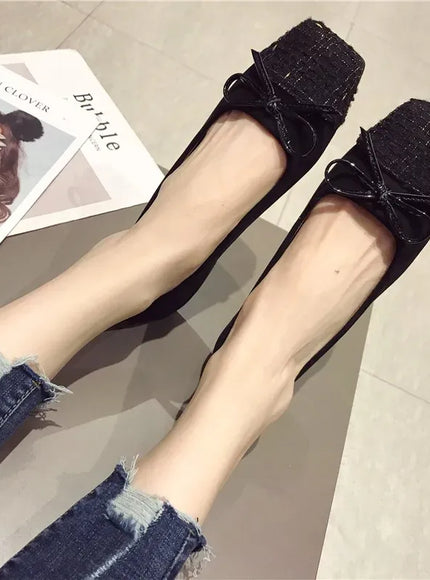 KissICON Flat Shoes for Women Spring Autumn New Korean