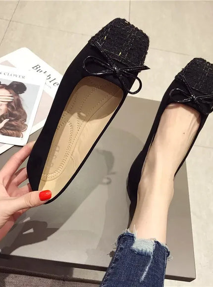 KissICON Flat Shoes for Women Spring Autumn New Korean