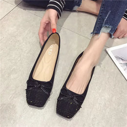 KissICON Flat Shoes for Women Spring Autumn New Korean