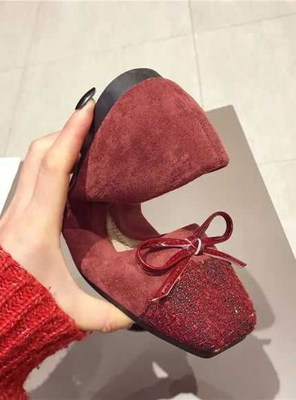 KissICON Flat Shoes for Women Spring Autumn New Korean