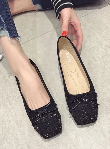 KissICON Flat Shoes for Women Spring Autumn New Korean