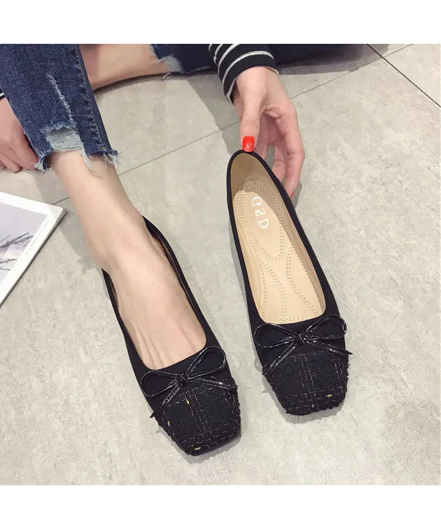 KissICON Flat Shoes for Women Spring Autumn New Korean