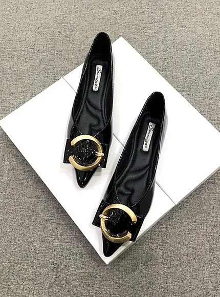 KissICON Flat Shoes for Women Spring Autumn New Red