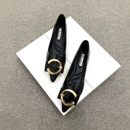 KissICON Flat Shoes for Women Spring Autumn New Red