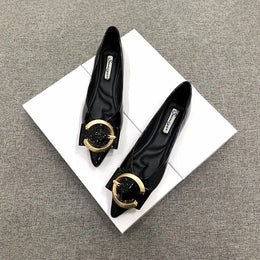 KissICON Flat Shoes for Women Spring Autumn New Red