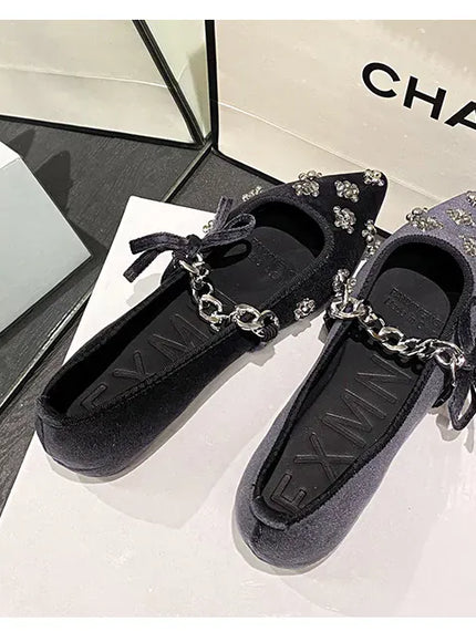 KissICON Flat Shoes Women French Mary Jane Shoes Women