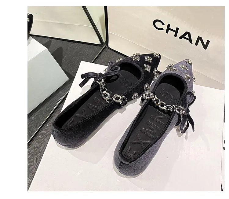 KissICON Flat Shoes Women French Mary Jane Shoes Women