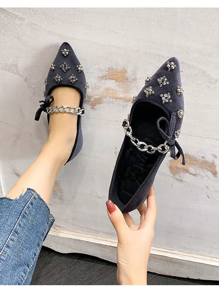 KissICON Flat Shoes Women French Mary Jane Shoes Women