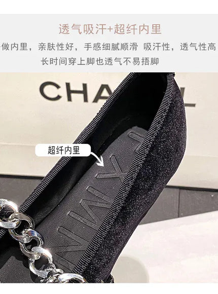 KissICON Flat Shoes Women French Mary Jane Shoes Women