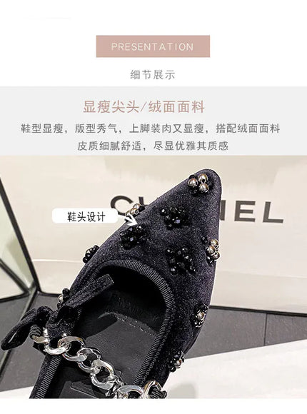 KissICON Flat Shoes Women French Mary Jane Shoes Women