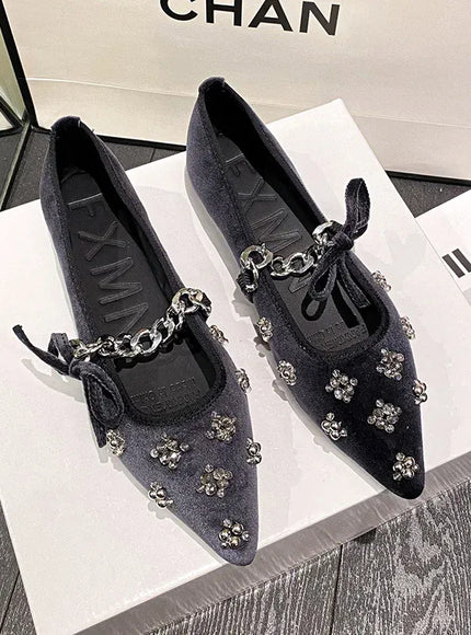 KissICON Flat Shoes Women French Mary Jane Shoes Women