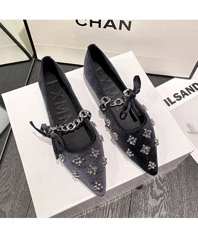 KissICON Flat Shoes Women French Mary Jane Shoes Women