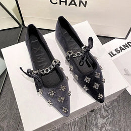 KissICON Flat Shoes Women French Mary Jane Shoes Women