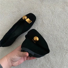KissICON Flat Shoes Women's Spring Autumn New 2023 French