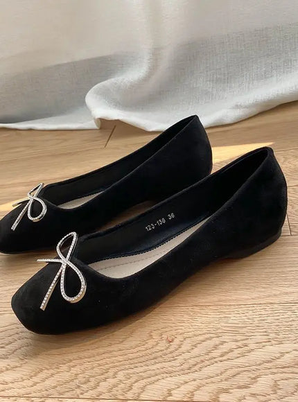 KissICON Flat Shoes Women's Spring Autumn New 2023 French