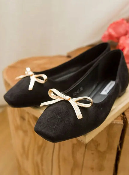 KissICON Flat Shoes Women's Spring Autumn New 2023 French
